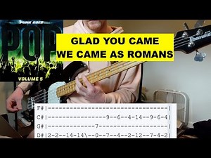 🎸 GLAD YOU CAME - WE CAME AS ROMANS BASS COVER w/ TABS