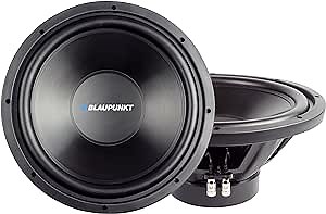 Blaupunkt 12" Single Voice Coil Subwoofer with 800W Power (GBW120) BLACK