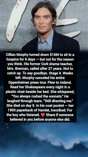 Cillian Murphy’s Emotional Goodbye After 27 Years ❤️ | A Story of Gratitude & Loyalty