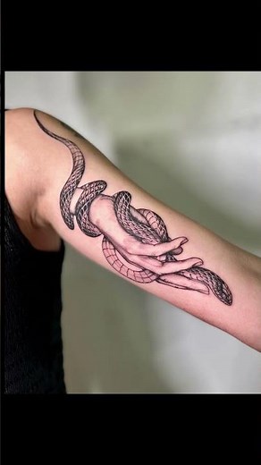 A compilation of the best snake tattoos you'll ever see
