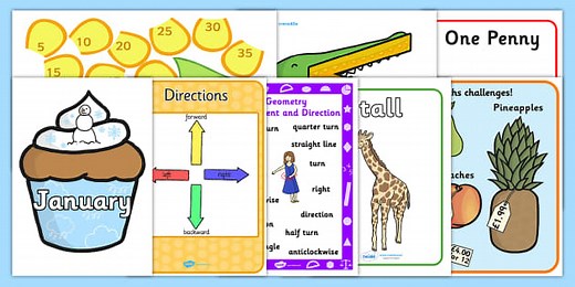 KS1 Maths Display Pack Year 2
