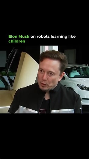 Big Brain AI on Instagram: "Robots need to play with toys to learn physics. Elon Musk explains "self-play," where Al learns logic and dexterity exactly like a child: by being put in a room with blocks until they figure it out. Source: CNBC Television"