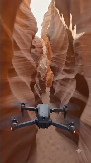 🚁 Drone Flies Through Antelope Canyon 🇺🇸 | Cinematic FPV Journey Through Stone Waves