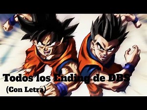 Todos los ending de DBS en Latino oficial (Con letra)