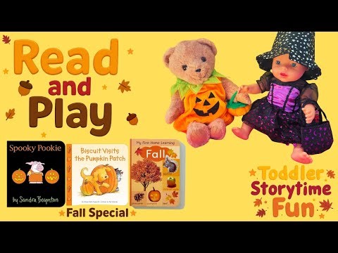 Fall Storytime Special | Spooky Pookie, Biscuit & More Toddler Read-Alouds + Fall Activities