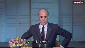 19 mai 1981 : le discours d'au revoir de Valéry Giscard d'Estaing