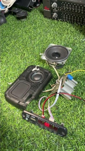 High Power Bass Demo Salvaged TV IC Amp #bass #tvrepair #automobile