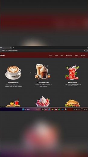 Coffee Shop Website Using HTML CSS & JavaScript | Responsive Coffee Website Design‪@CodeWithHarry‬