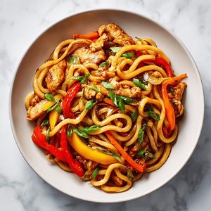 Yaki Udon Noodles Recipe: Japanese Chicken Stir Fry (digital Download) - Etsy