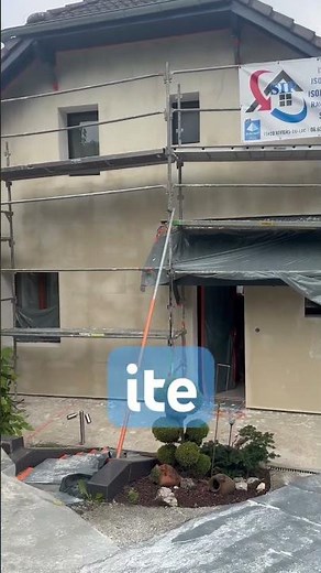 facade crépi, isolation extérieur ITE sip73 savoie