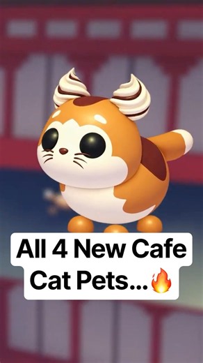 All 4 New CAT PETS in Adopt Me...🔥#roblox #adoptme