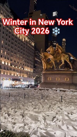 Winter in New York City 2026 ❄️ Snowy Streets & Magical NYC Views #newyorkcity #snow #usa