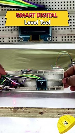 I Made a Digital Level Tool Using Arduino Nano #shorts #subscribe #arduino