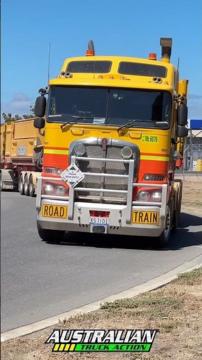Kenworth K200 BAB Quad Road Train turning!
