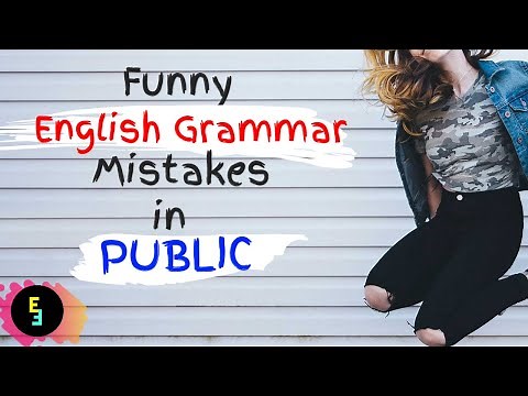 FUNNY GRAMMAR MISTAKES | English Grammar | ENGLISH FUNDAMENTALS