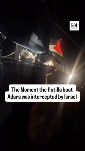 LPC on Instagram: "Here’s the moment Israel intercepted the Flotilla boat Adara ‼️‼️ WE ARE ACTIVELY BEING SHADOWBANNED BY META IF YOU SEE THIS POST PLEASE FOLLOW @LANDPALESTINE FOR MORE UPDATES. COMMENT, SHARE AND HELP US BREAK THE BAN THANK YOU FOR STANDING WITH US 📷 @kieran.andrieu @novaramedia #palestine #usa #landpalestine"