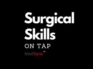 Local anaesthesia for surgeons