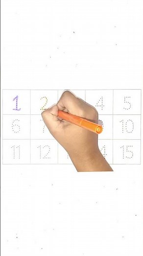 learn and write numbers 1-15 number writing practice | 1 to 15 | kids math videos part 1