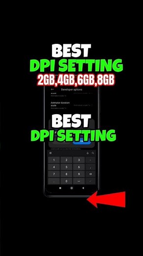 DPI settings free fire 🔥