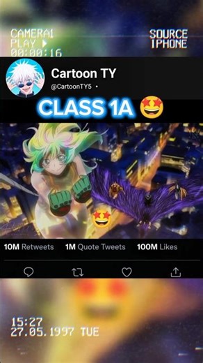 CLASS 1A 🤯🤩|#anime #myheroacademia #mha #shorts