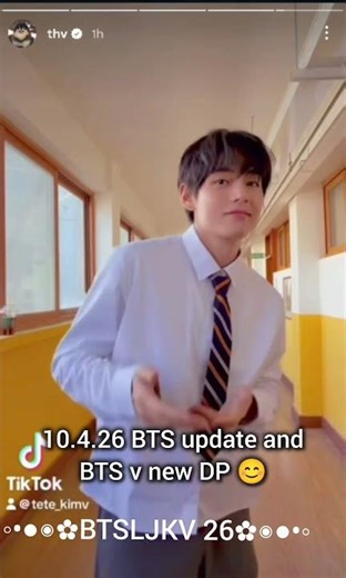 #BTS v new DP😊 💜💜🙆🏻‍♀️10.4.26 #viralvideo
