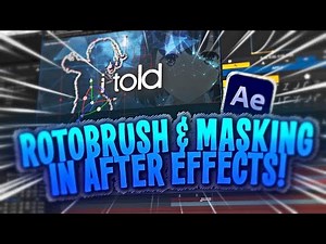 How To Rotobrush & Basic Masking In After Effects! | After Effects Tutorial
