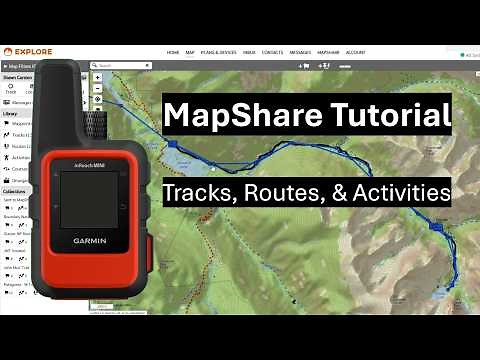 Garmin Inreach Mini2 - Routes, Tracks, & Activities