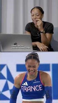 Marie-Julie Bonnin reacts to first World Indoor title in Nanjing with national record 💥