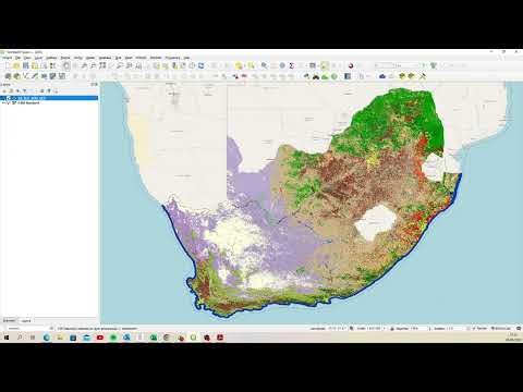 QGIS - SA National Land Cover Raster