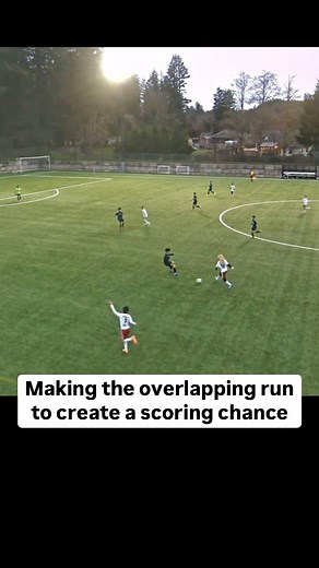 Jojo Law | Trying to exploit a 2v1 situation with a hard overlapping run into space #u11 #9v9 #soccerlife #soccerskills #overlappingrun | Instagram