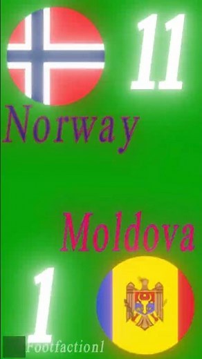 Haaland Scores 5! Norway 11–1 Moldova ⚡🔥
