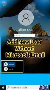 Windows 10: Add New User WITHOUT Microsoft Account or Email