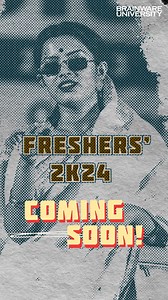 10K views · 302 reactions | Freshers Day | College Life | Freshers Party | Coming Soon! . . . . . #FreshersDay #CollegeLife #FreshersParty #ComingSoon #NewBeginnings #WelcomeFreshers #CampusVibes #StudentLife #CelebrateTogether #PartyTime #ExcitingTimes #CollegeFestivities #Freshers2024 #LetsCelebrate #brainwareuniversity #brainware #university #bestuniversity #topuniversitiesinindia | Brainware University | Facebook