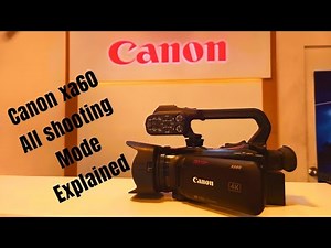 canon Xa60 Shooting Modes | Exposure Modes | Video Camera Exposure Modes | video Camara shooting mod