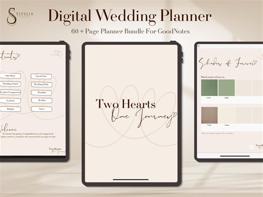 Minimal Wedding Planner for iPad | Goodnotes Organizer (digital Download) - Etsy