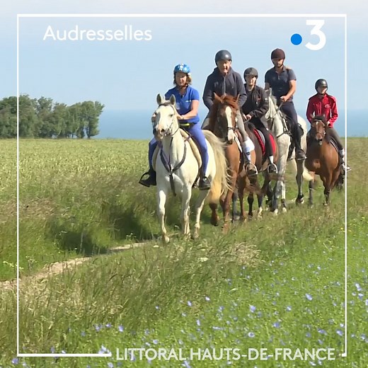 Escale à Audresselles pour une escapade à cheval avec Adeline Allexandre, Présidente de l'association Caval Caps. ► Littoral Hauts-de-France à 18H50 | France 3 Nord Pas-de-Calais