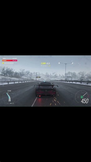 493 KM/H INSANE SPEED in Forza Horizon 4 😱 | Tunnel Top Speed Run #shorts