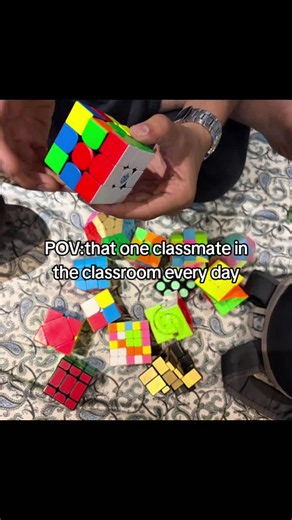 That One Classmate Solves Rubik's Cube Fast — Yiheng Wang Style