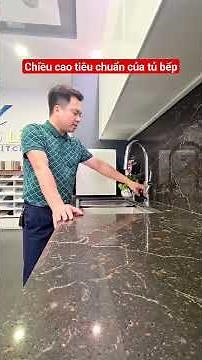 Chiều cao tiêu chuẩn của tủ bếp trên, dưới, tường bếp | Bếp Tùng Lâm 0904734656 #beptunglam
