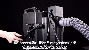 Dry Ice Machine, 3500W Low Lying Fog Machine, Dry Ice Blasting Machine for Wedding Party Events Stage Concert Performance DJ (Black)