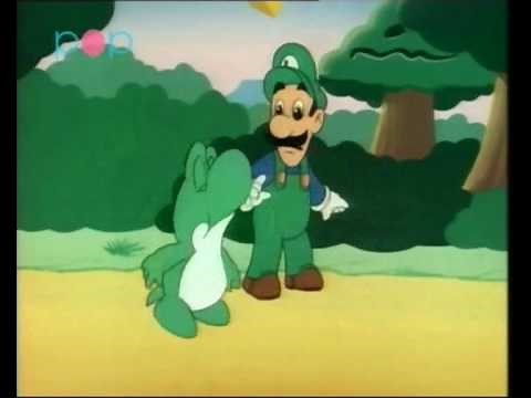 Super Mario World Mama luigi x2 speed up - Baby yoshi!