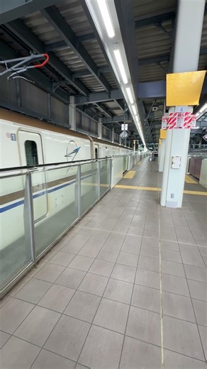 北陸新幹線 金沢駅 E7系 回送列車 発車