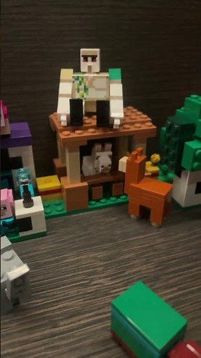 Lego Minecraft village tour! #lego #minecraft