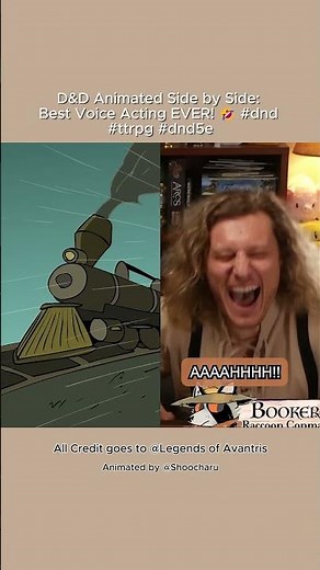 D&D Animated Side by Side: Best Voice Acting EVER! 🤣 #dnd #ttrpg #dnd5e Uprooted S2E1