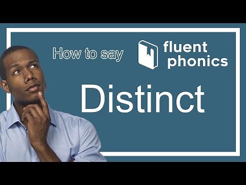 How to pronounce the word Distinct | With definition & example sentence