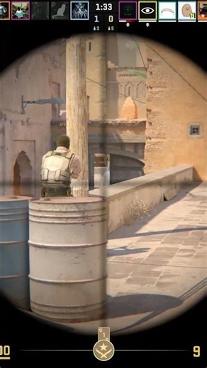 Clean Scout Triple Kill - absolute madness | CS2 Dust 2 Highlights #gaming #counterstrike