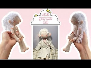✨ DIY Jointed Cloth Doll Tutorial (25cm) | Step-by-Step Sewing Guide ✨