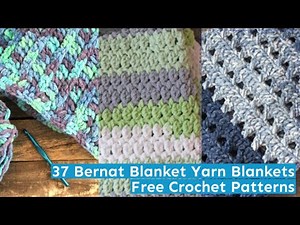 37 Bernat Blanket Yarn Blankets Free Crochet Patterns