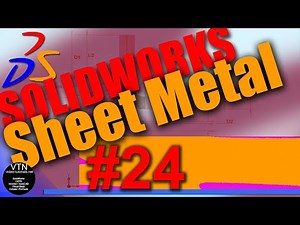 SOLIDWORKS Sheet Metal 24 ( Simple Hole ) Tutorials