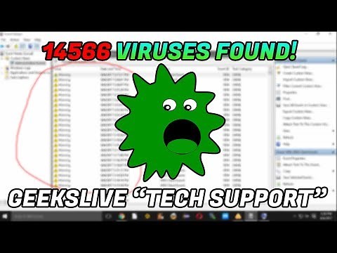14566 VIRUSES FOUND ON MY PC - Tech Support Scam